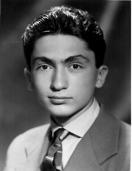 Luca Dan Șerbănați all'esame di maturità, 1961